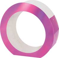 Metallic Laternenrohling rund irisierend rosa