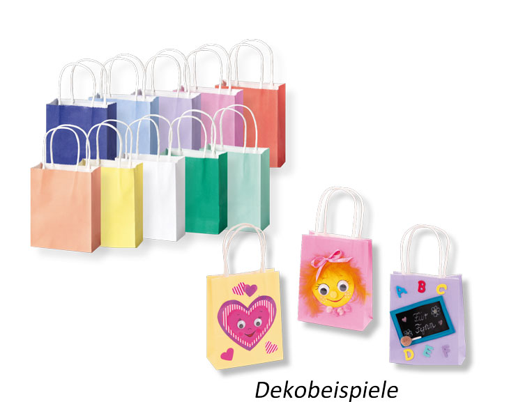 Papiertaschen intensiv 12 x15 x5,5 cm