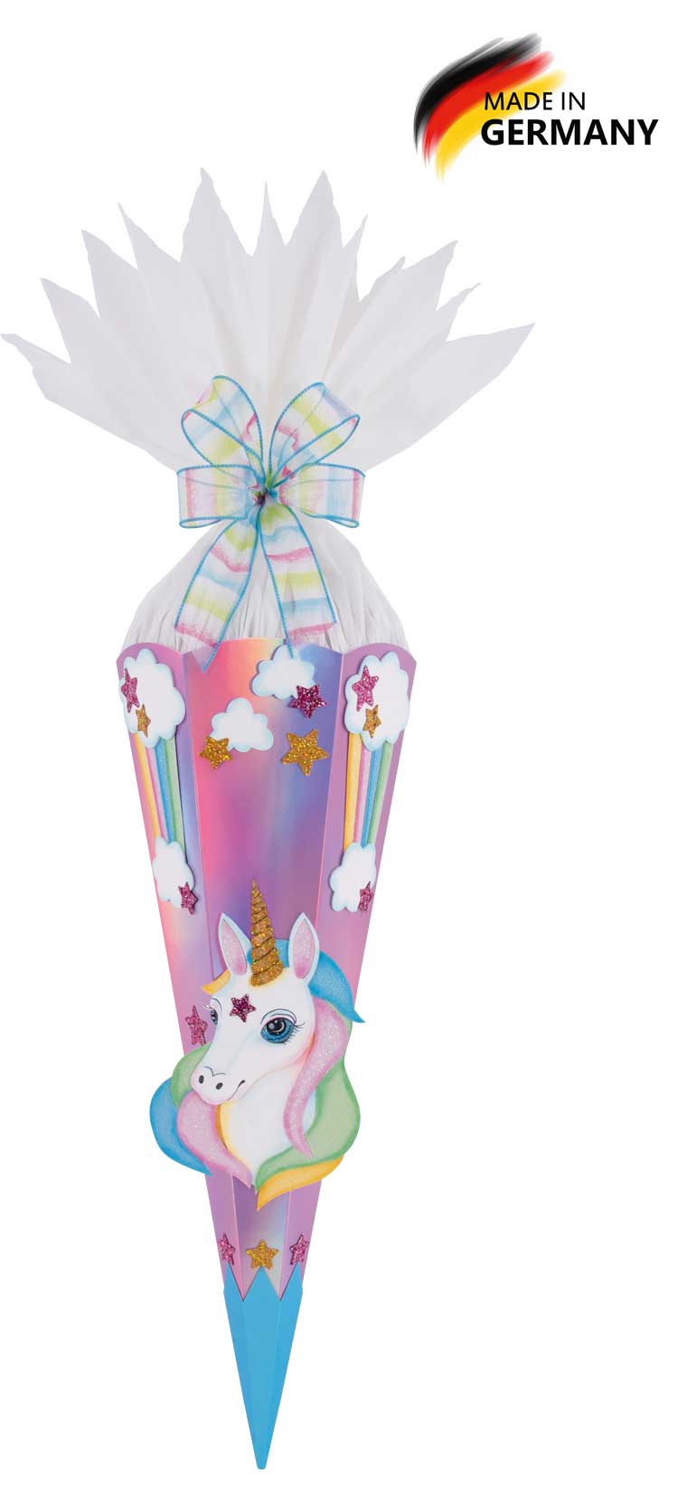 Schultüten Bastelset Shirin - Einhornkopf