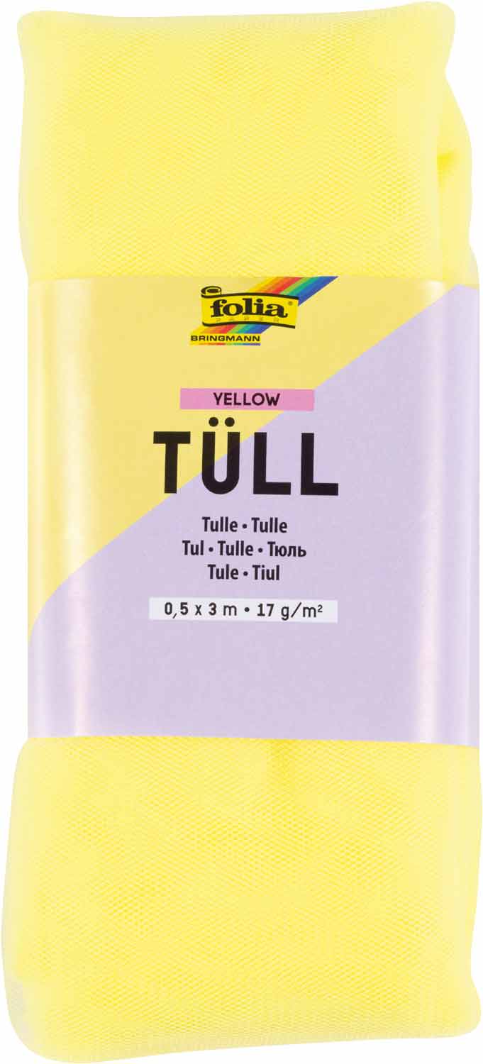 Tüll gelb