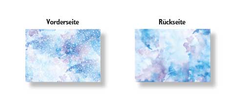 Motivkarton Sternennacht