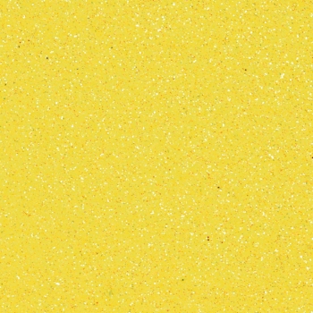 Glittermoosgummi gelb