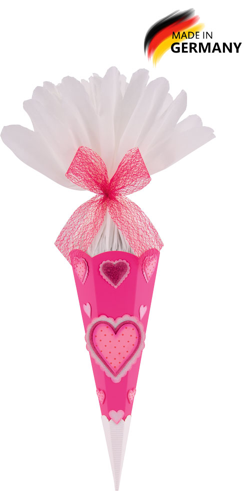 Geschwistertüten Bastelset Mira - Herzen