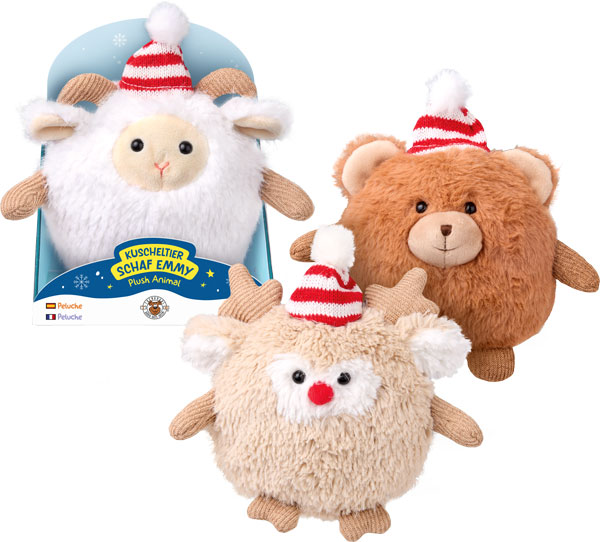 Kuscheltier sortiert, 21 cm