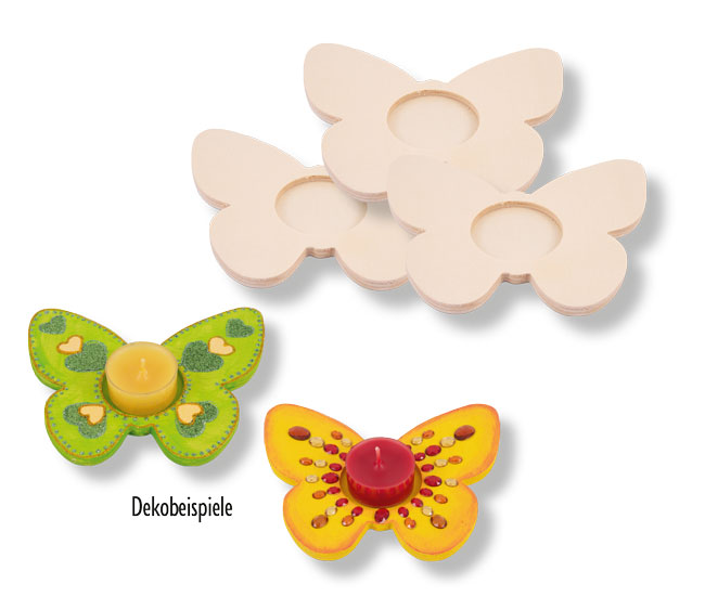 Teelichthalter Schmetterling