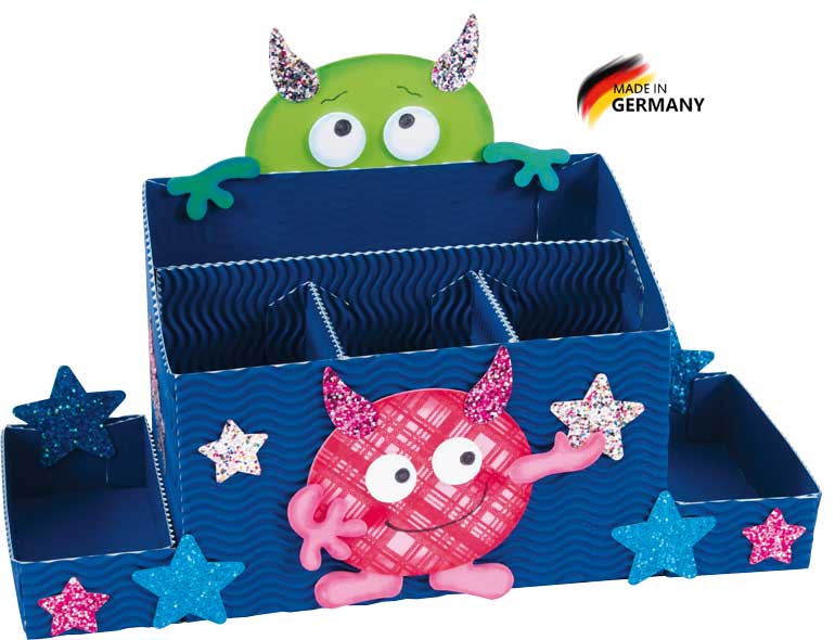 Schreibtischbox Bastelset Monster