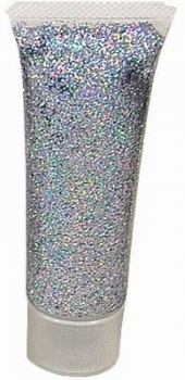 Glitzer-Gel silber