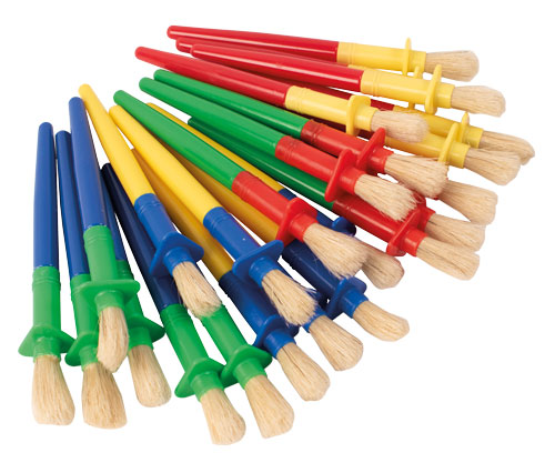 Kindermalpinselset 24 Stück sortiert