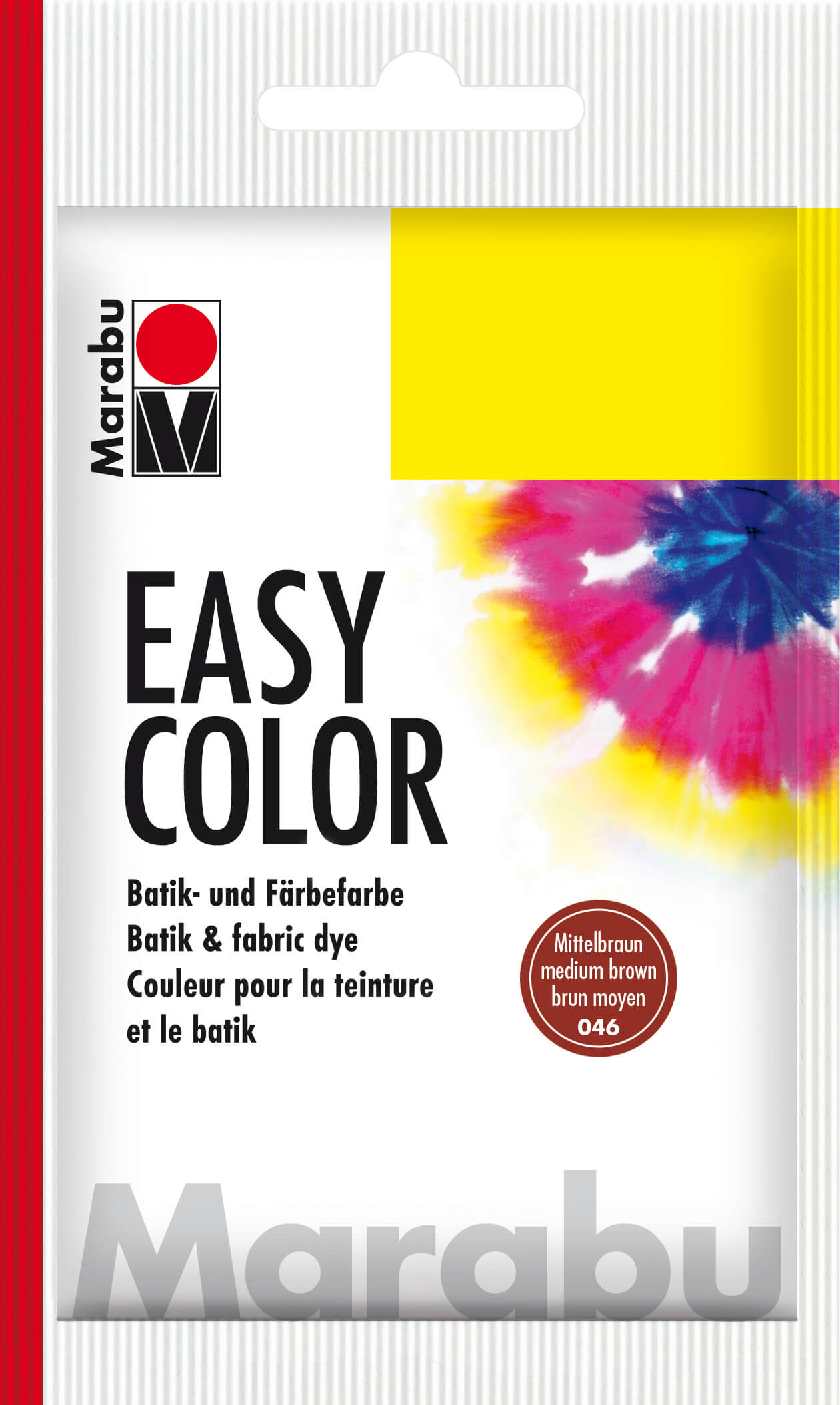 Batikfarbe EasyColor mittelbraun