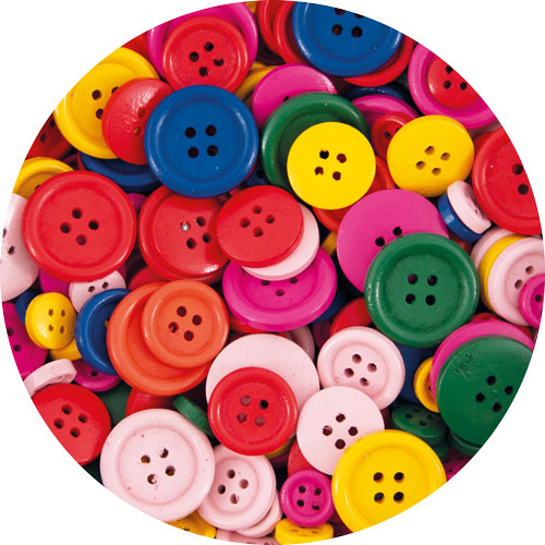 Knöpfemix 200 Stück sortiert