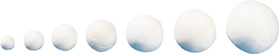 Wattekugel 50 Stück, 3 cm