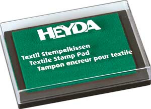 Textil Stempelkissen dunkelgrün