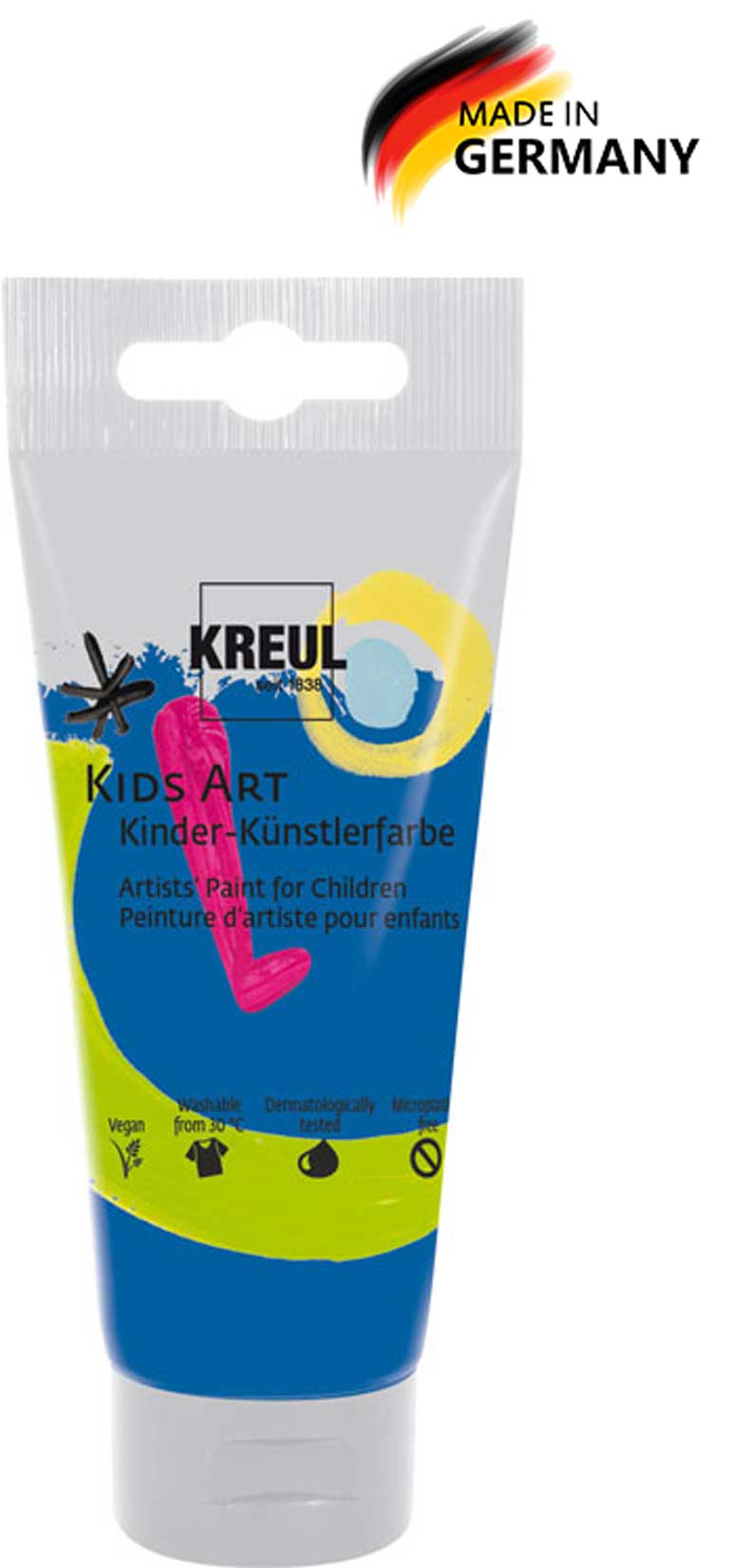 Kids Art Kinder Künstlerfarbe königsblau