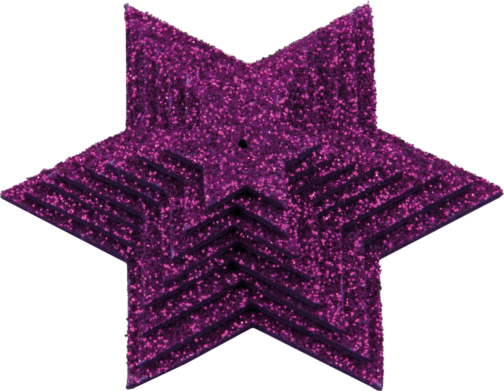 Glittersternenset lila