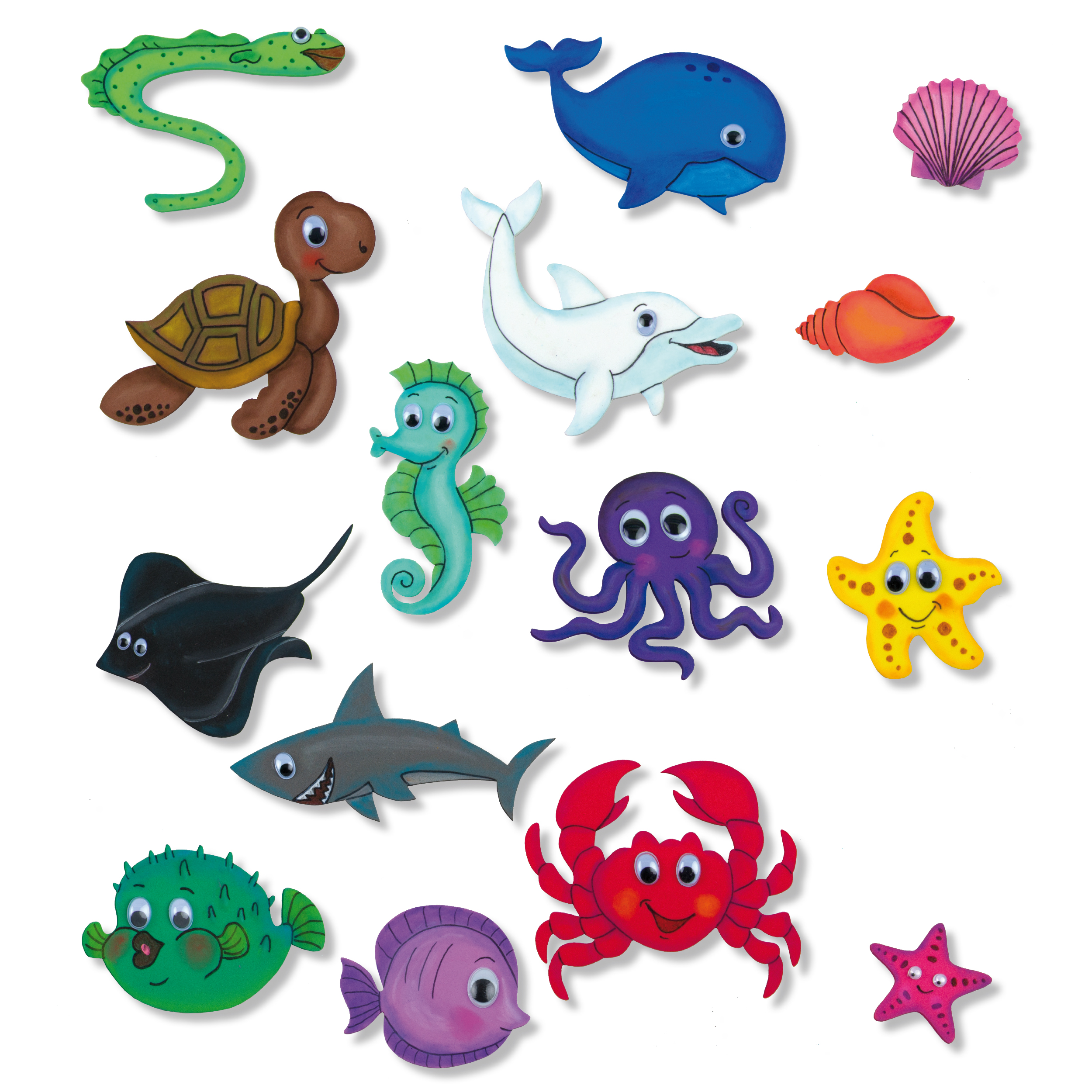 Meerestiere 20 Stück sortiert
