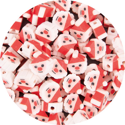 Fimoli Motivperle Nikoläuse, 100 Stück