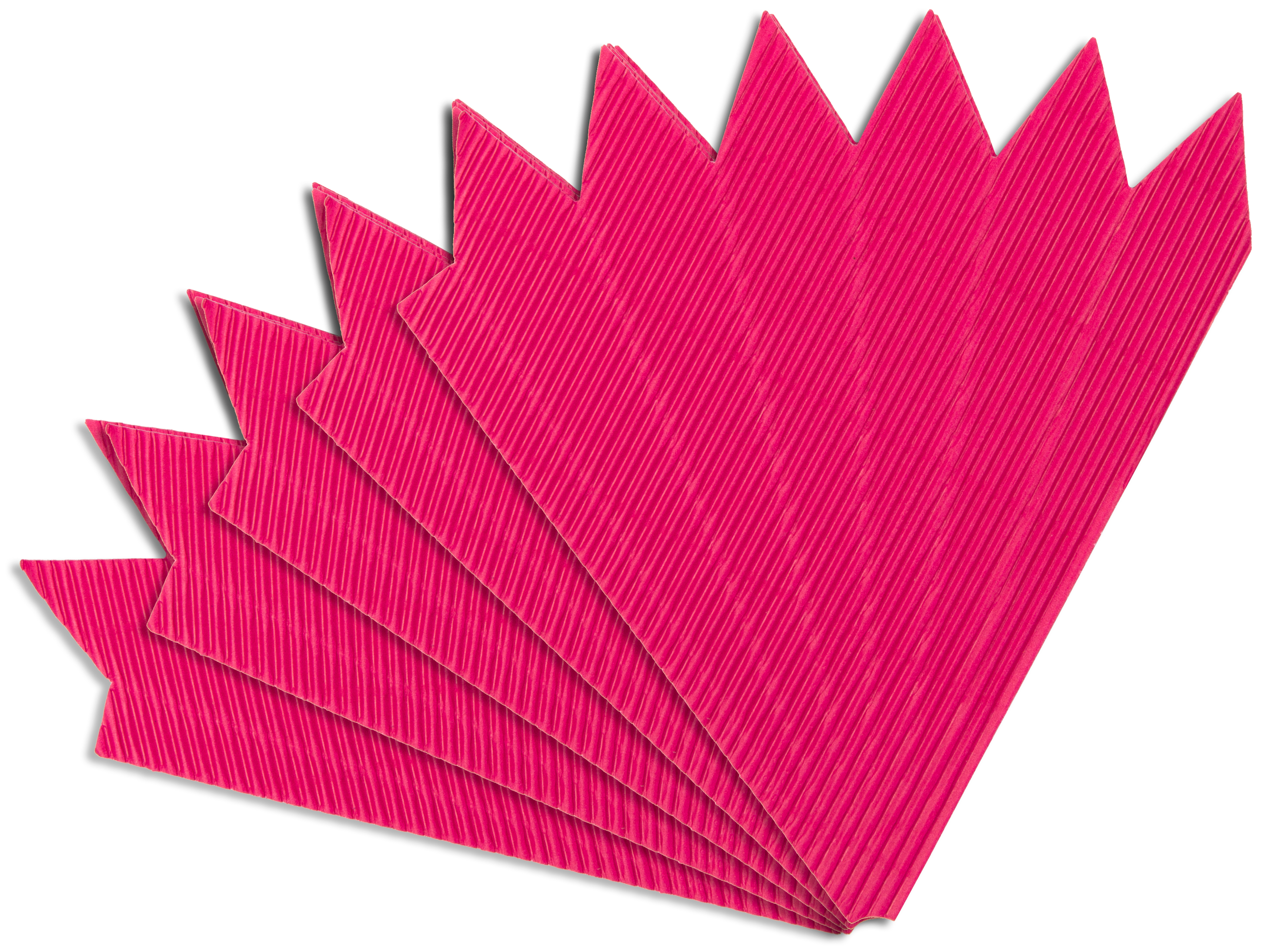 Schultütenspitzen pink, 5 Stück