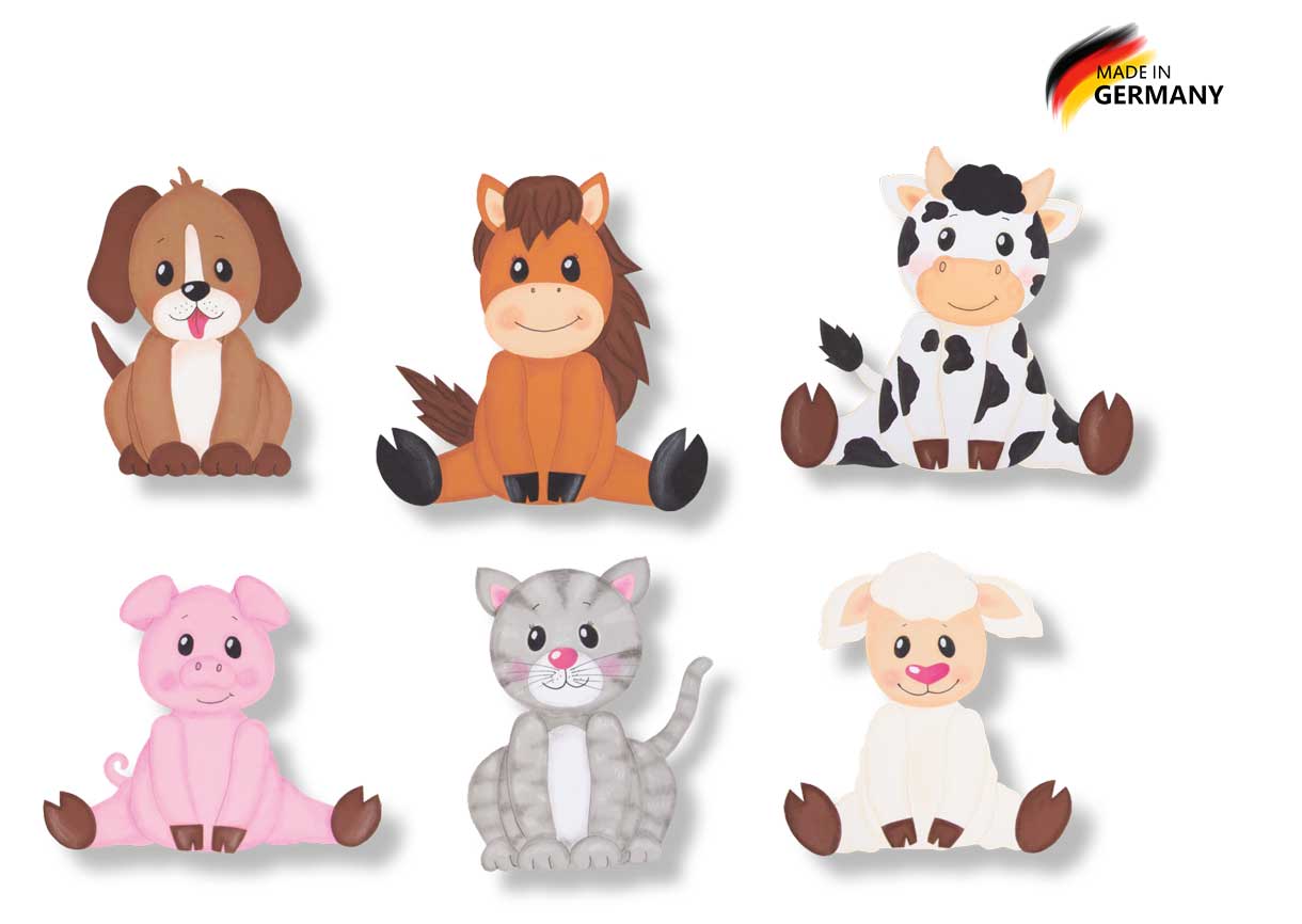 Kreativpaket Tierkinder vom Land