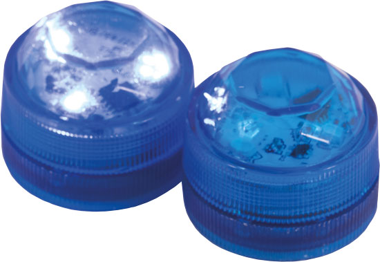 LED Blaulicht mit 3 Dioden 2 Stück