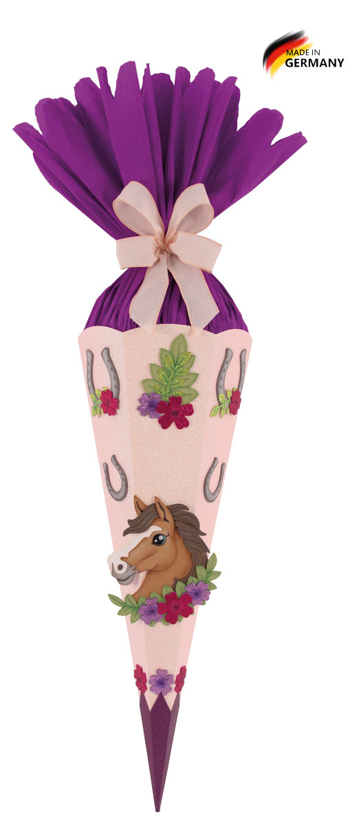 Schultüten Bastelset Jolanda - Pferdekopf