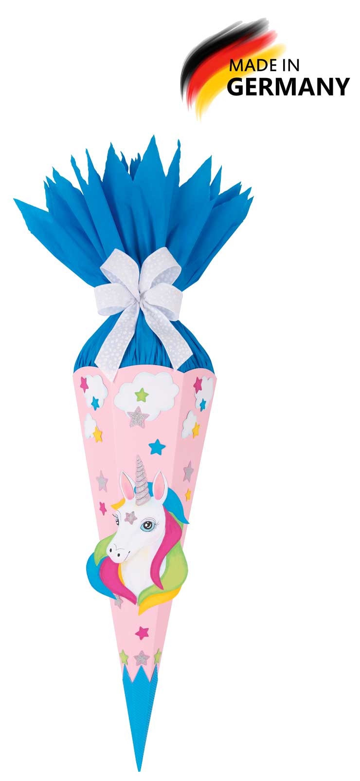 Schultüten Bastelset Indra - Einhornkopf