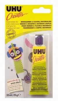 Kreativkleber für Moosgummi & flexible Materialien