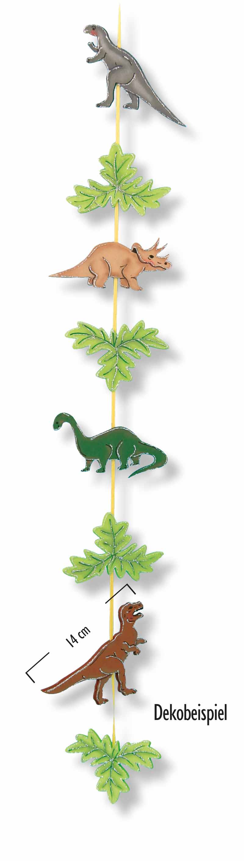 Moosgummisortiment Dinosaurier
