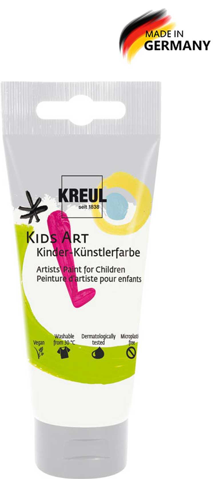 Kids Art Kinder Künstlerfarbe weiß