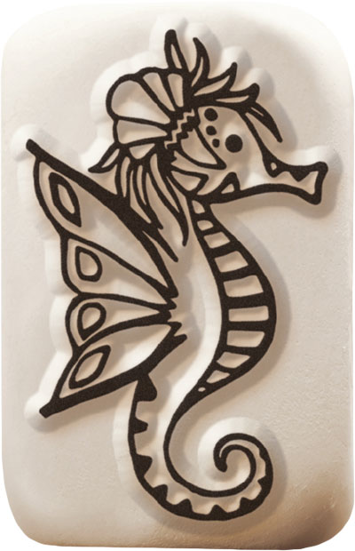LaDot Tattoostein M Seepferdchen
