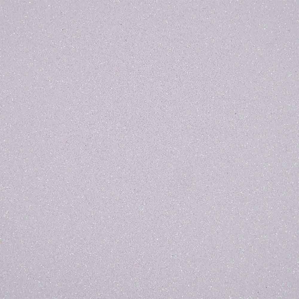 Glittermoosgummi weiß, 5 Stück