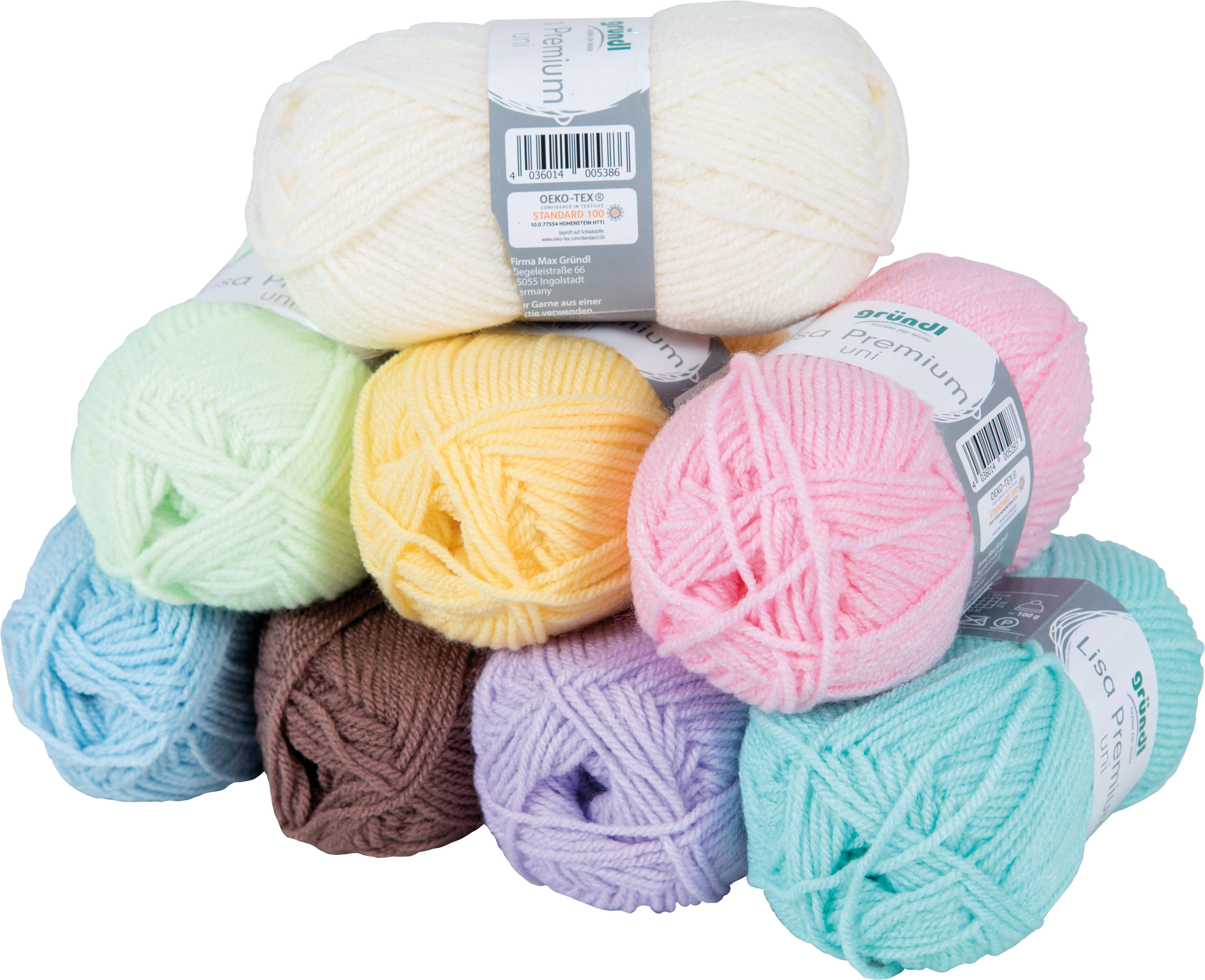 Lisa Wollsortiment pastell