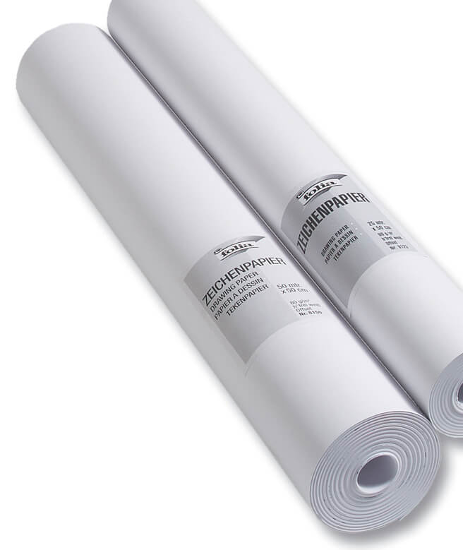 Zeichenpapierrolle