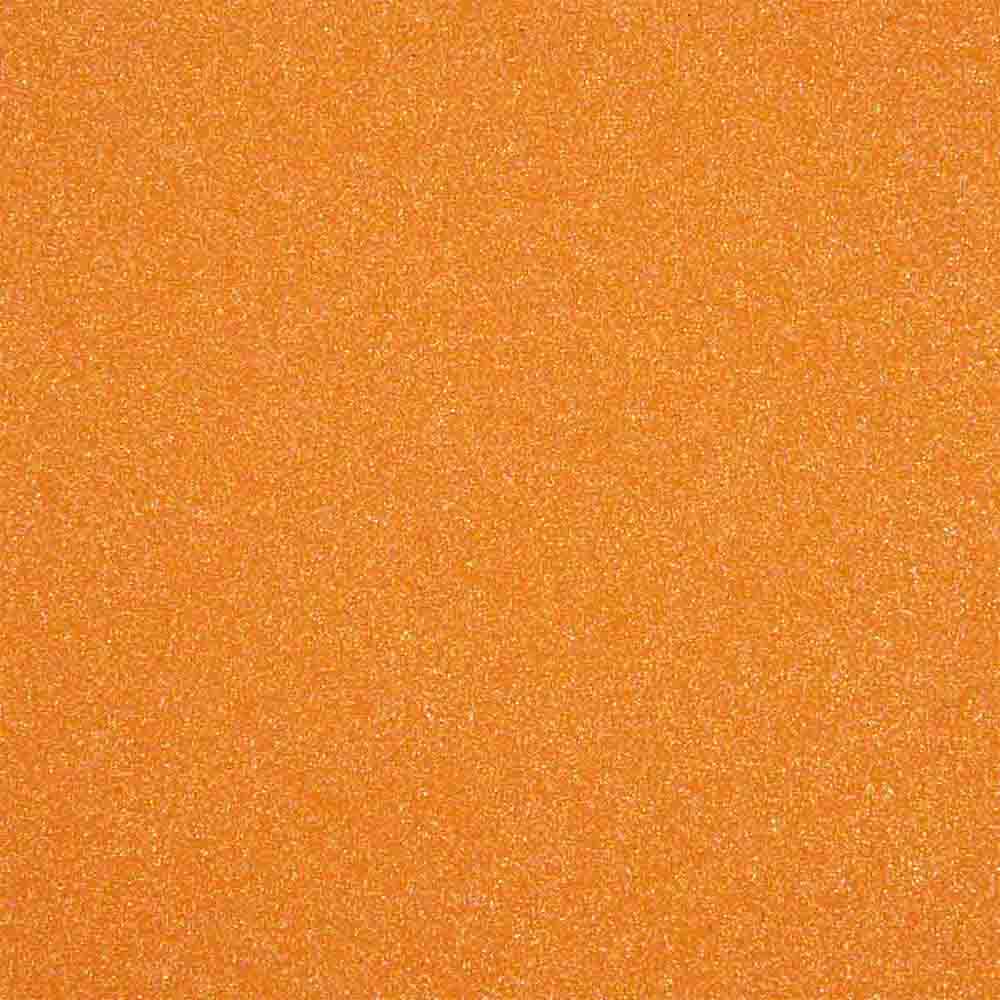 Glittermoosgummi mandarine, 5 Stück