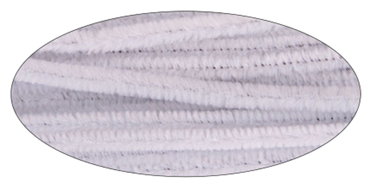 Biegeplüsch weiß, 100 Stück