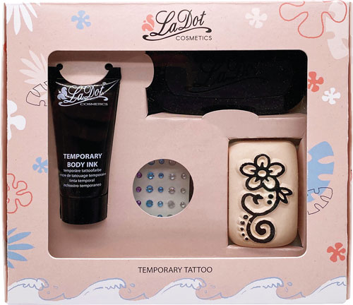 LaDot Tattoo Stempelset Blumenranke