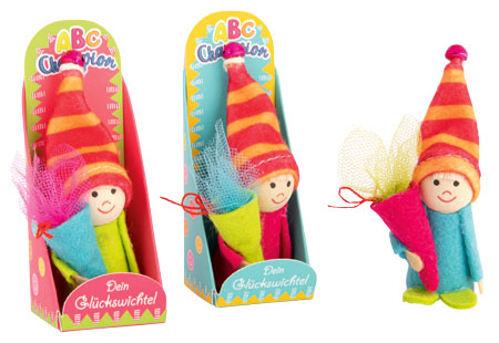 Glückswichtel mit Schultüte