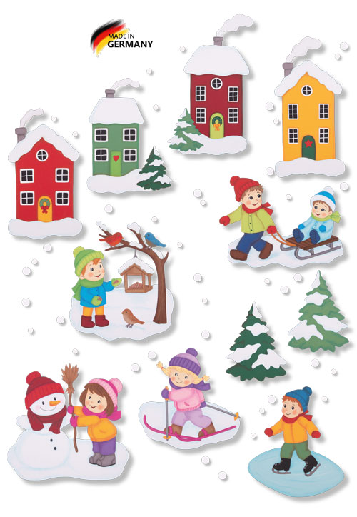 Kreativpaket Buntes Winterland