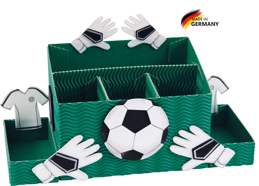 Schreibtischbox Bastelset Fußball