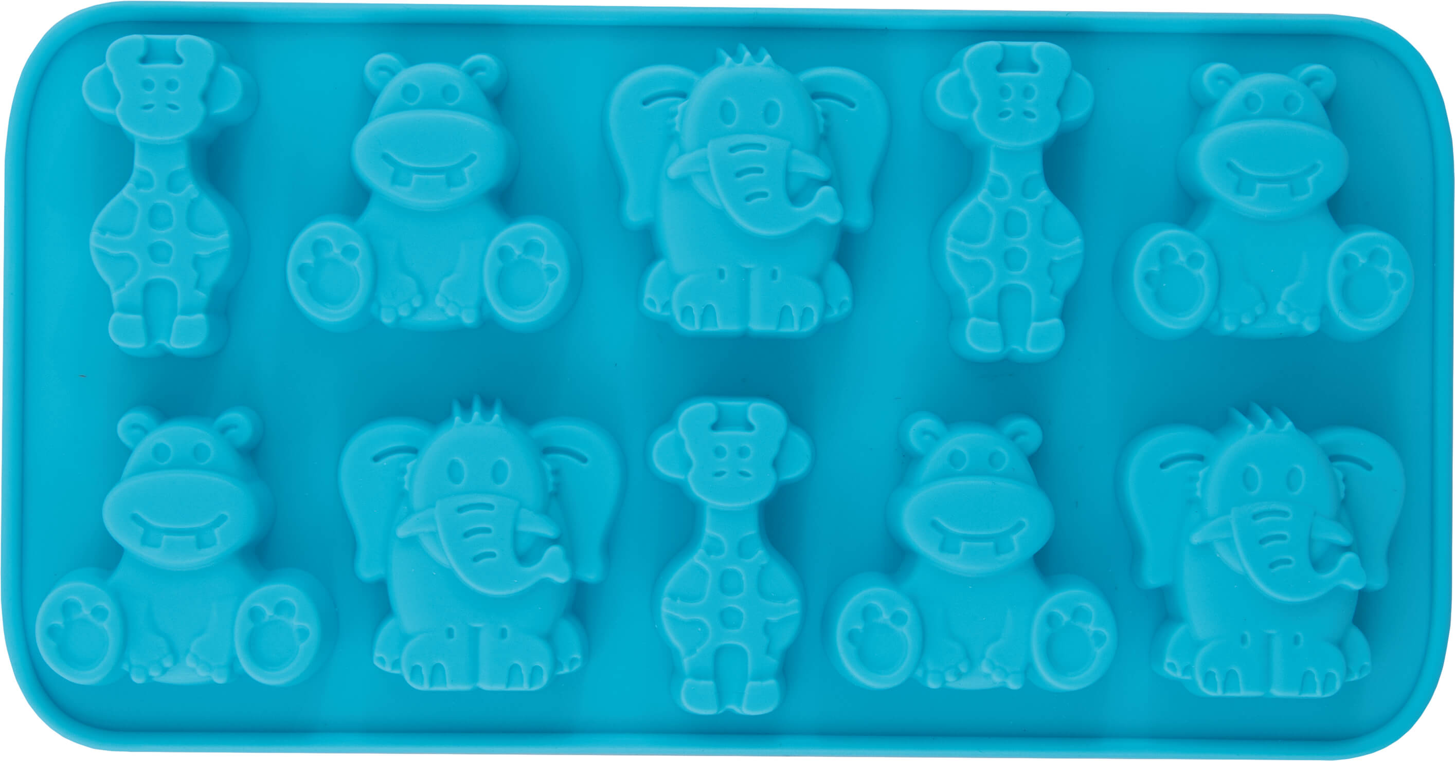 Silikonform Zootiere, 10 x 20 cm