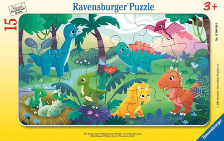 Rahmenpuzzle Die kleinen Dinos