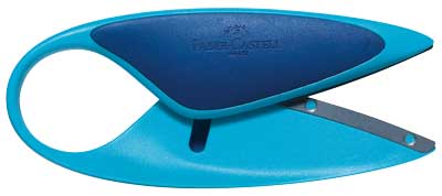 Ergonomische Kinderschere blau