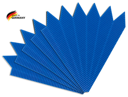 Schultütenspitzen blau, 5 Stück