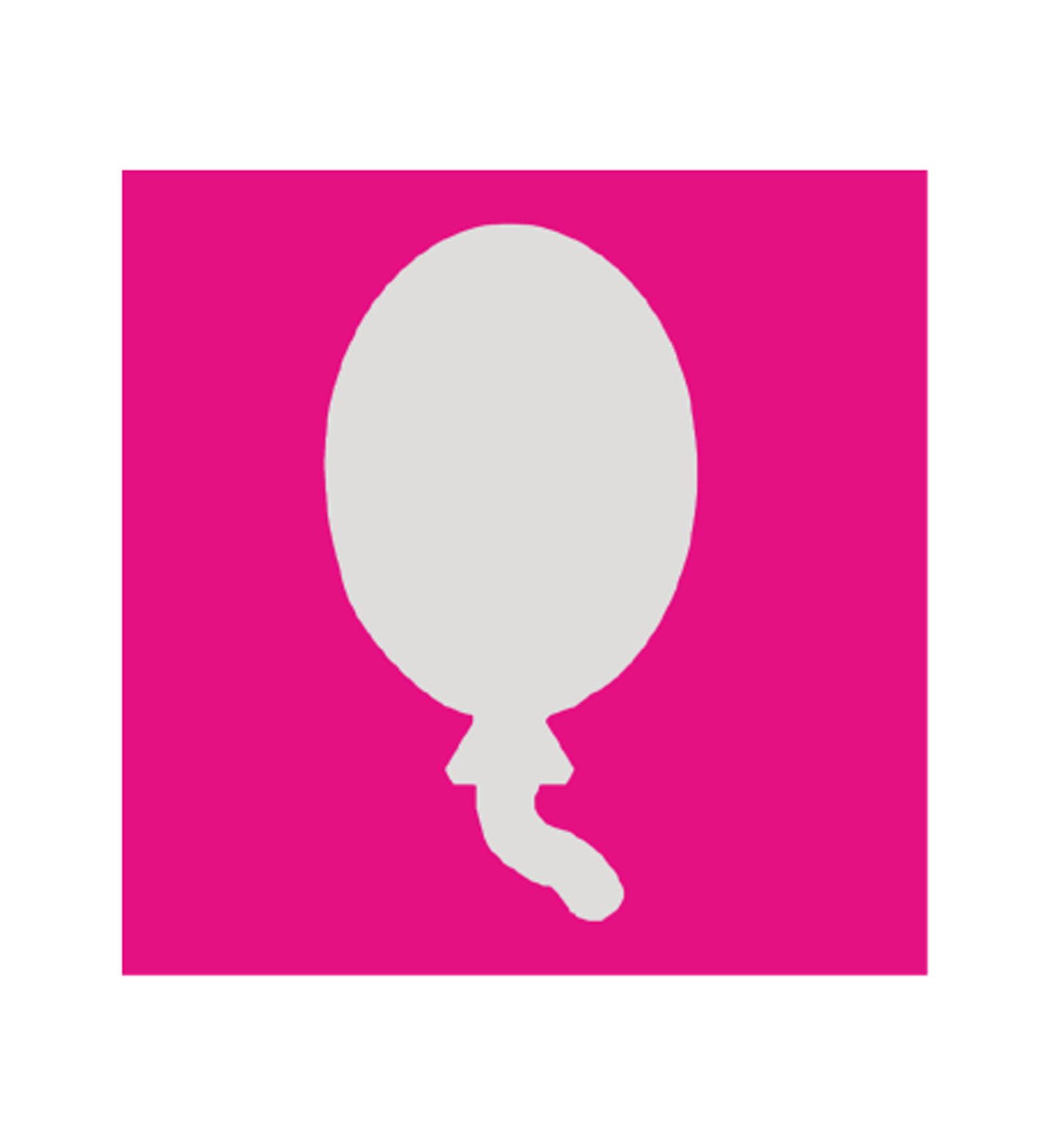 Motivstanzer Luftballon M, 25 mm