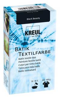 Batik Textilfarbe black beauty