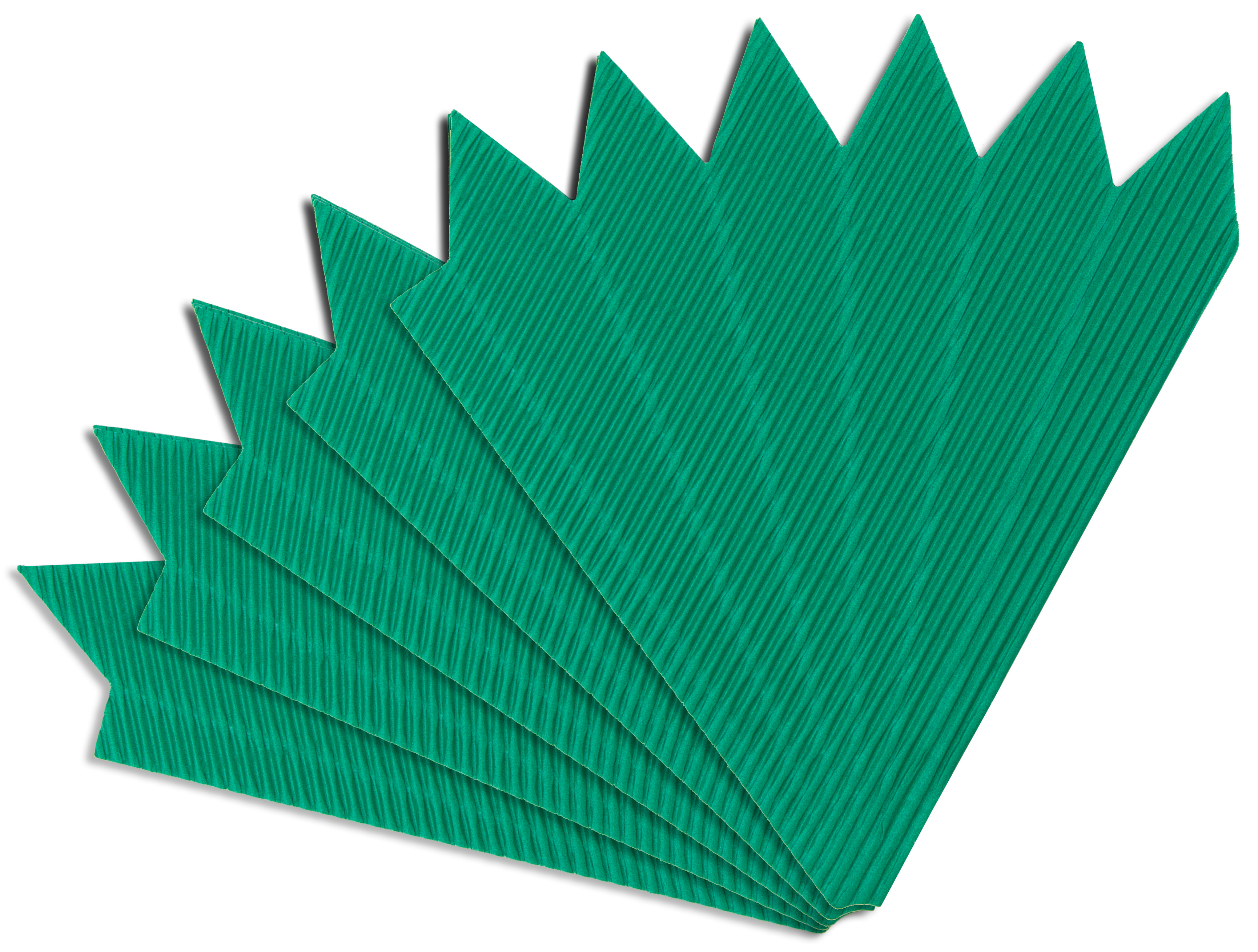 Schultütenspitzen grün, 5 Stück