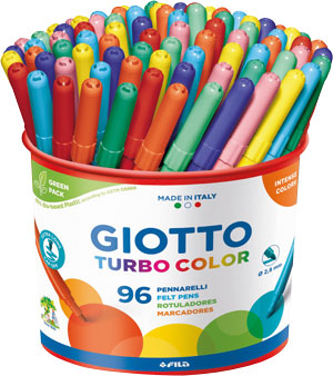 Fasermaler Giotto Turbo Color 96 Stück