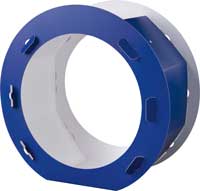Laternenrohling rund blau