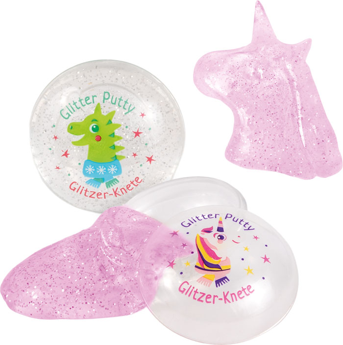 Glitzerknete Magic sortiert