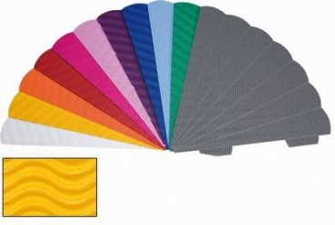 3D Geschwistertütenrohling gelb