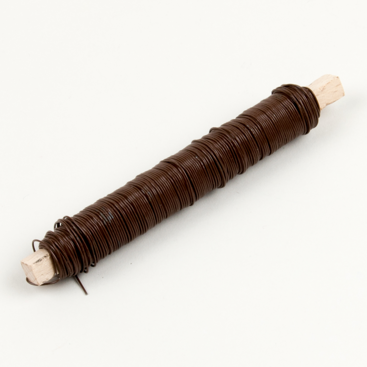 Wickeldraht braun, 100 g, Ø 0,65 mm